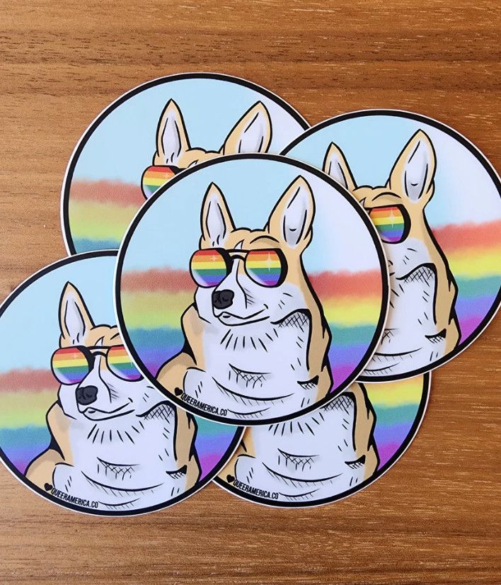 Corgi Pride Sticker