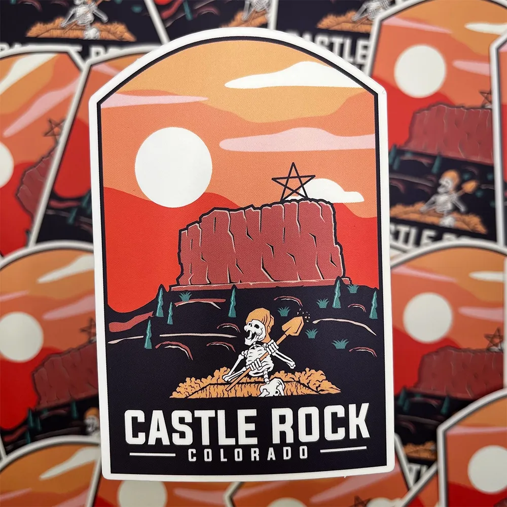 Castle Rock Colorado Sticker