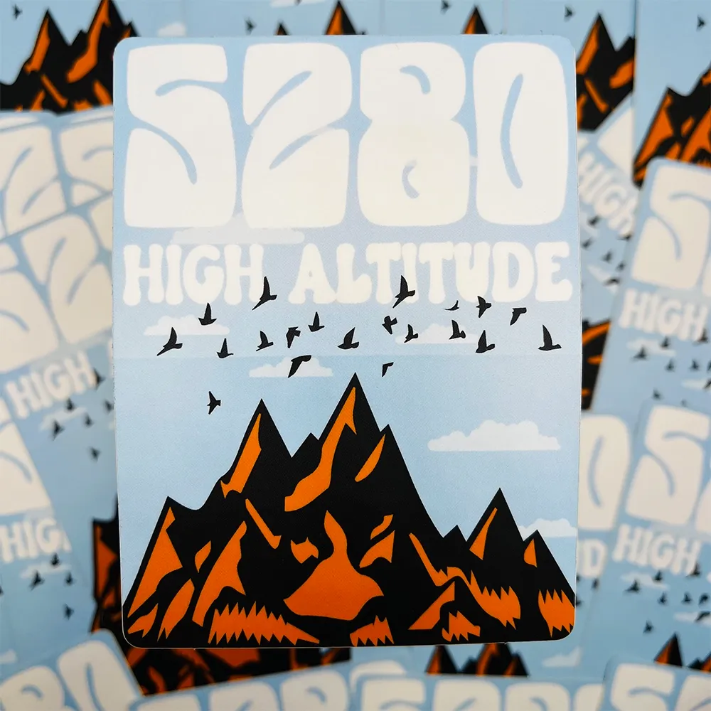 5280 High Altitude Sticker