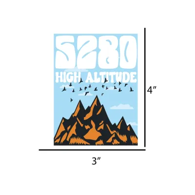 5280 High Altitude Sticker