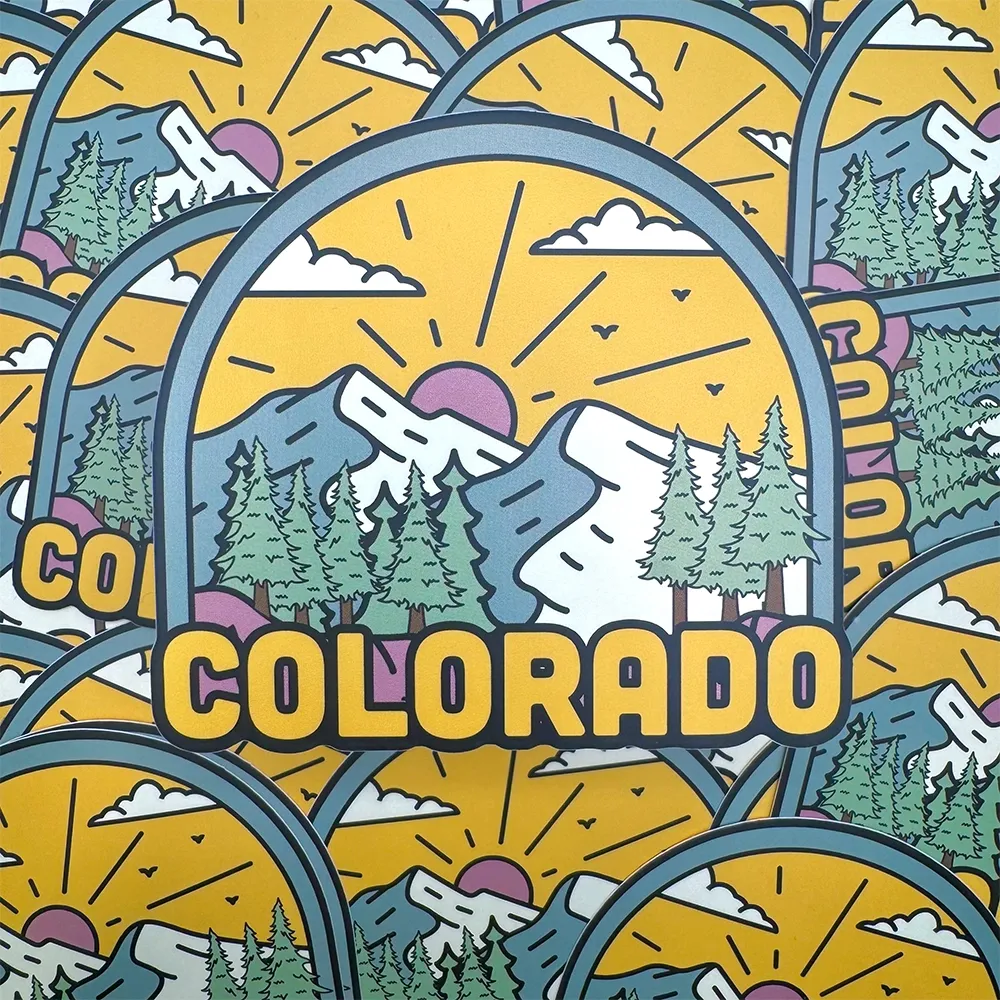 Mountains Majestic Sticker