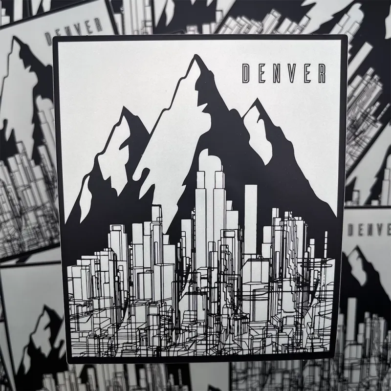 Denver Skylines Sticker