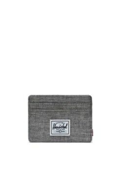 Charlie Cardholder Raven Crosshatch
