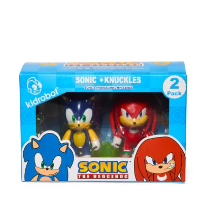 Sonic the Hedgehog 3&quot; Vinyl Figures 2 Pack- Sonic &amp; Knuckles