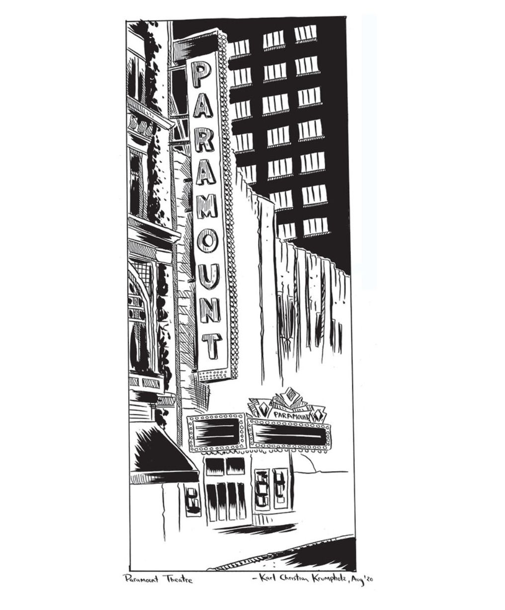 11 x 17 The Paramount Illustration By Karl Krumpholz