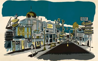 11 x 17 East Colfax Illustration By Karl Krumpholz