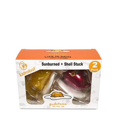 Gudetama life is pain vinyl figure 2-pack