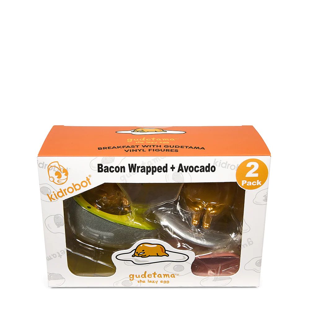 Gudetama breakfast with gudetama vinyl figure 2-pack