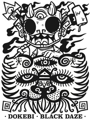 Chris Dokebi X Black Daze Stickers
