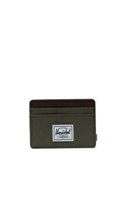 Charlie Cardholder Ivy Green/Chicory Coffee