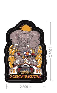 Roger the Great  Sticker