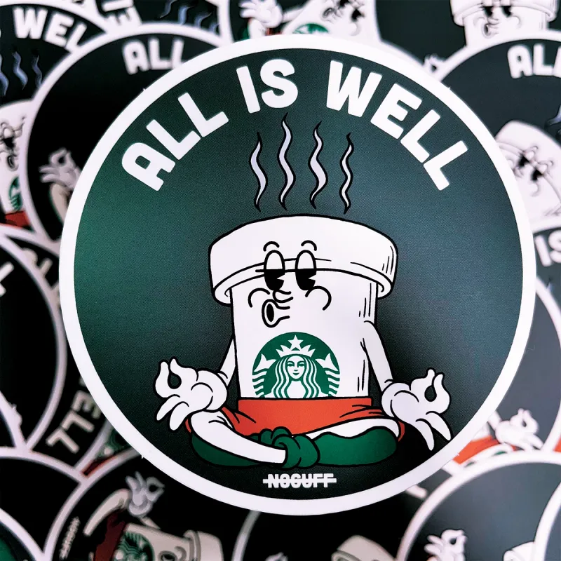 All Is Well Sticker by NoGuff