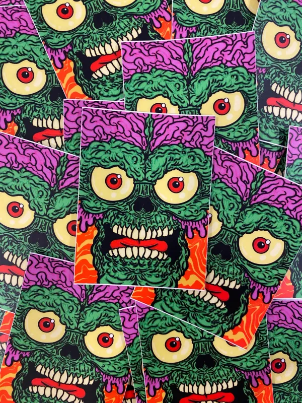 Dirkx Ink - Mars Attacks Sticker