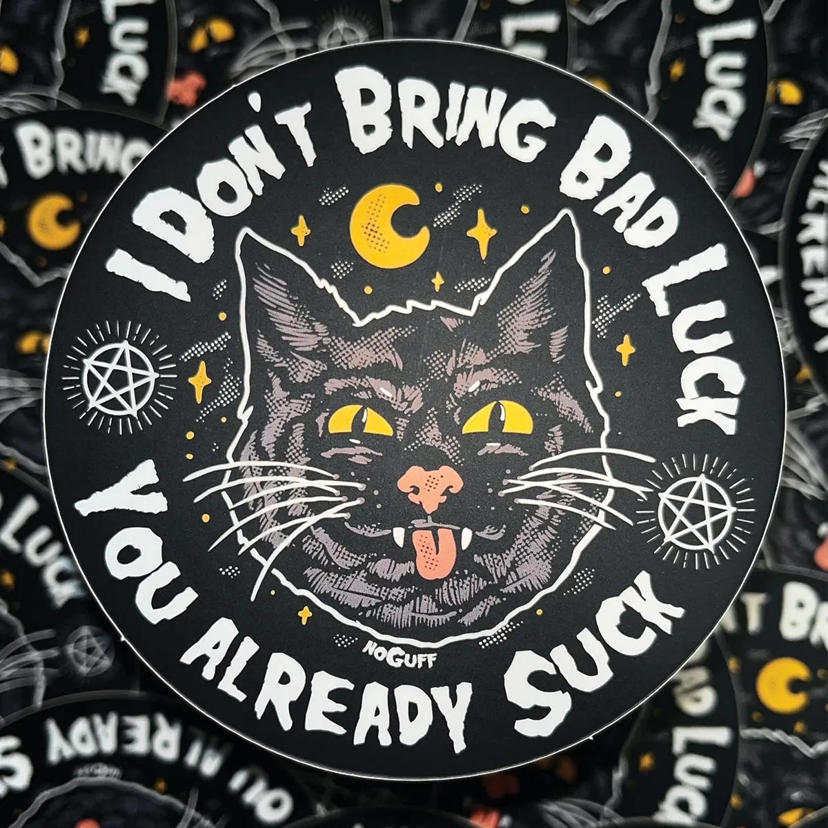 You Suck Sticker by NoGuff