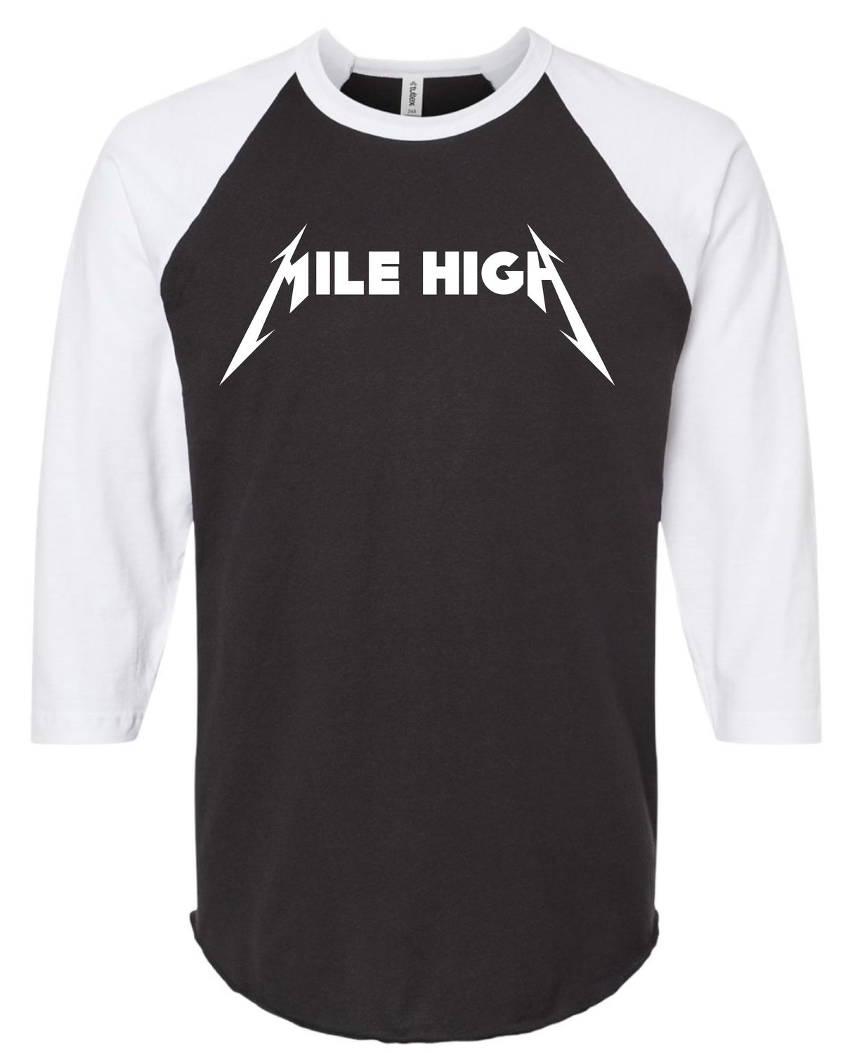 Mile High Metall 3/4 Baseball Tee