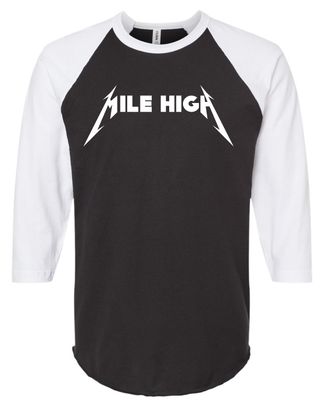 Mile High Metall 3/4 Baseball Tee