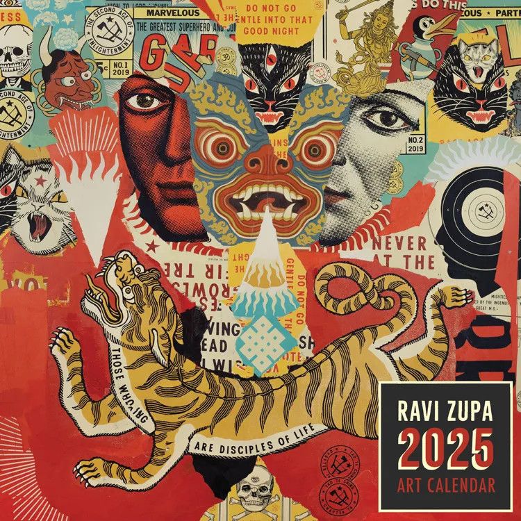 Ravi Zupa 2025 Art Calendar - DISCONTINUED