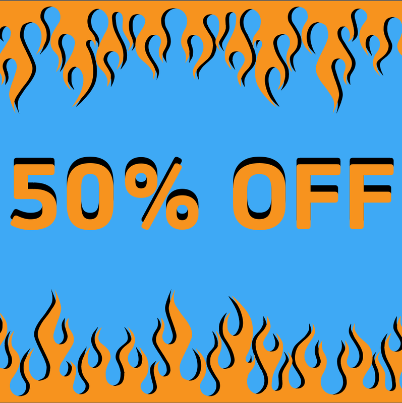 50% off