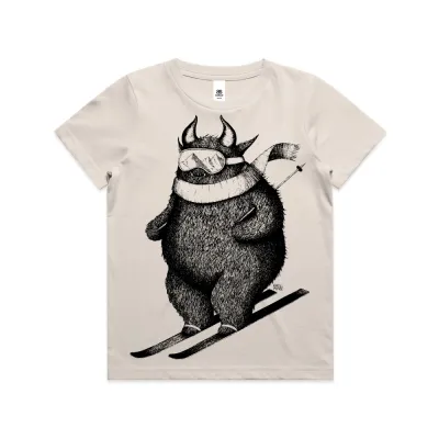 Skiing Seb Youth Tee by Belu Malu