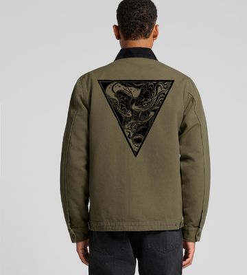 Year of The Snake Canvas Cord Jacket