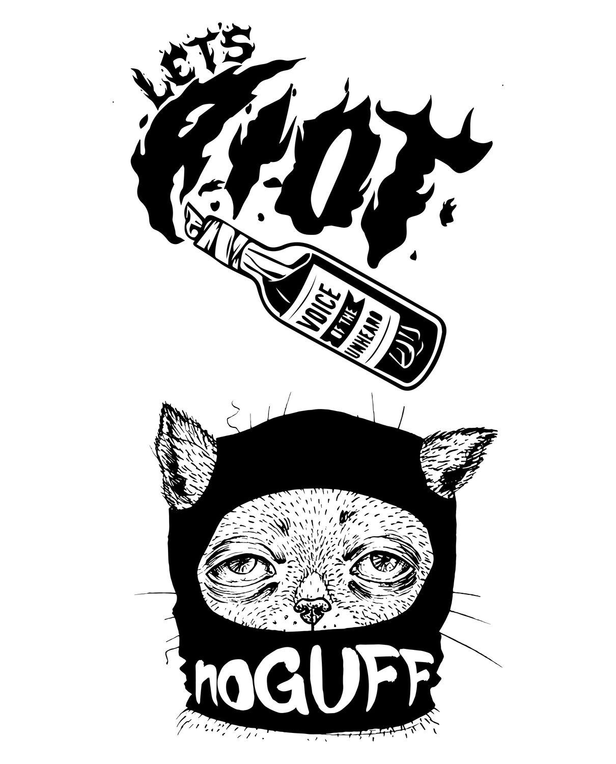 noGuff Soft Matte Prints, Size: Let&#39;s Riot 5x7