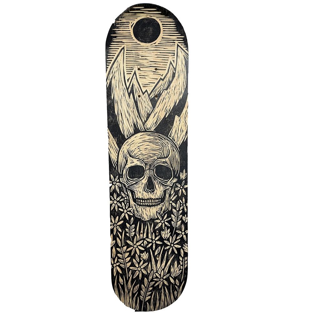 Skateboard Deck Show - John Fellows - He Belongs to the Mountains