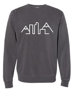 Landscape Crew Sweatshirt, Color: Pigment Black, Size: L