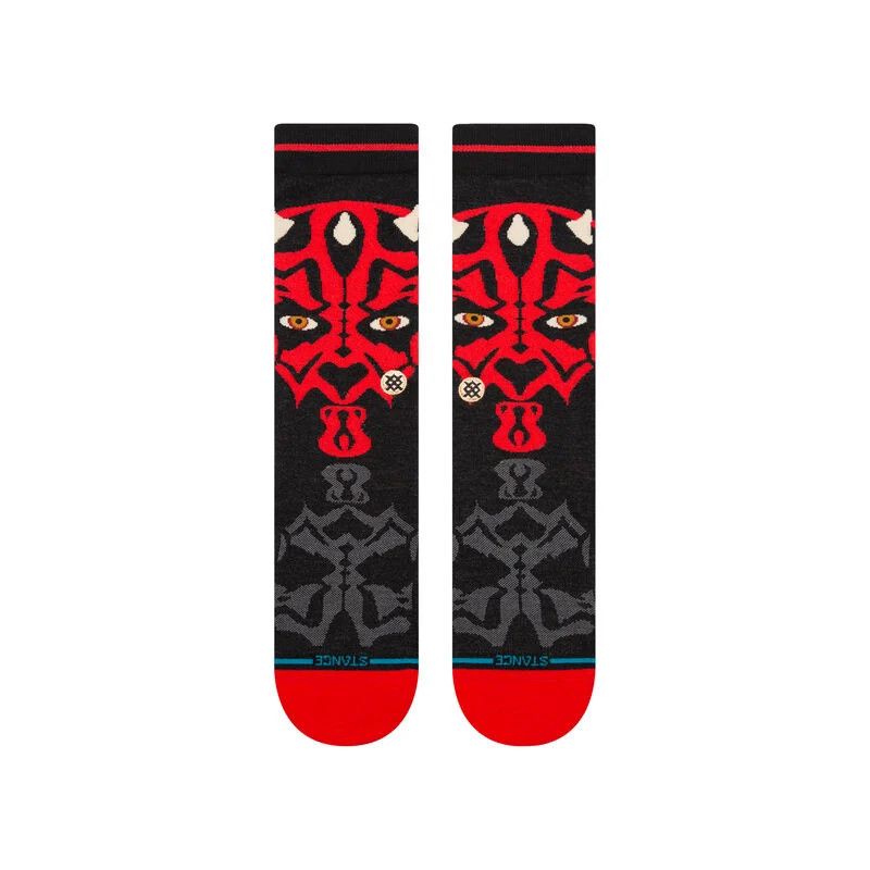 Starwars x Stance Phantom Menace Crew Socks, Color: Maul, Size: M