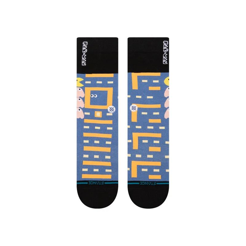 Pac-Man X Stance Power Pellet Crew Socks, Color: Blue, Size: M