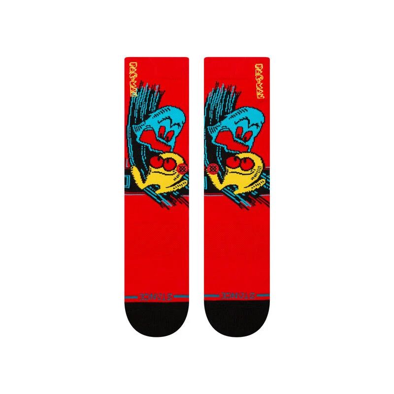Pac-Man X Stance Waka Waka Waka Crew Socks, Color: Red, Size: M