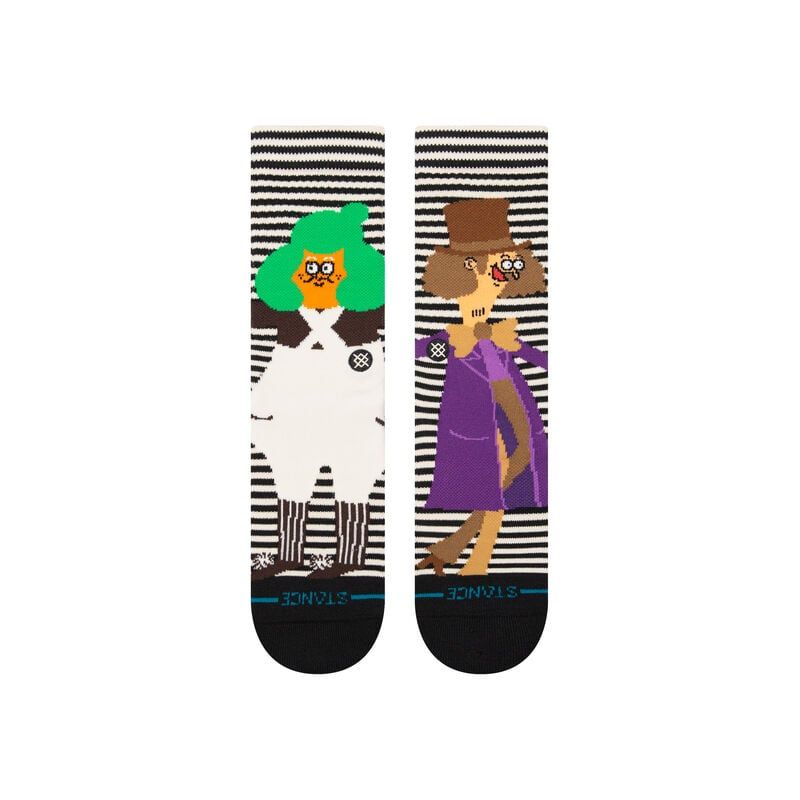 Wonka x Stance Socks, Color: Oompa Loompa, Size: M
