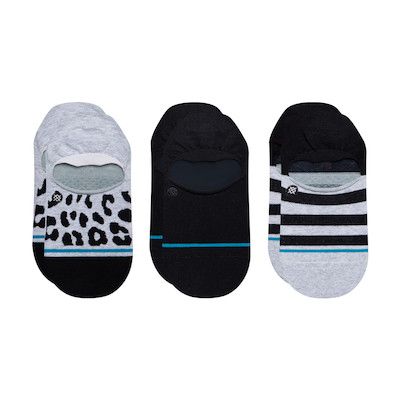 Leopard 3 pack Socks, Size: M