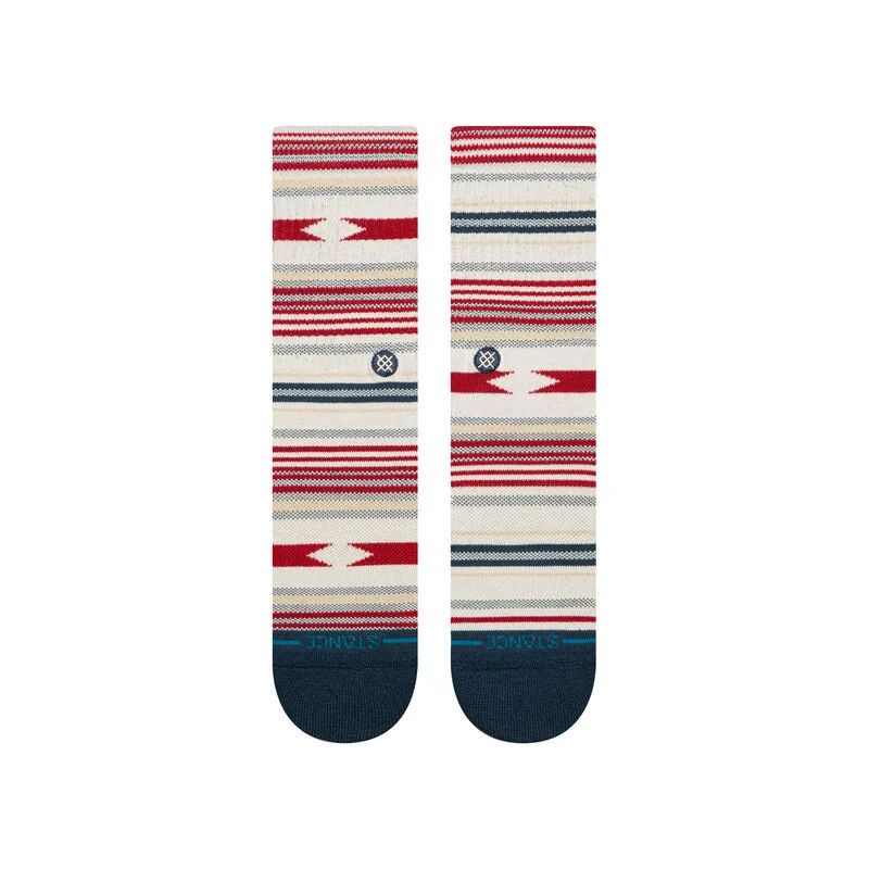 Vista Cruz x Stance Crew Socks, Color: Vintage White, Size: M
