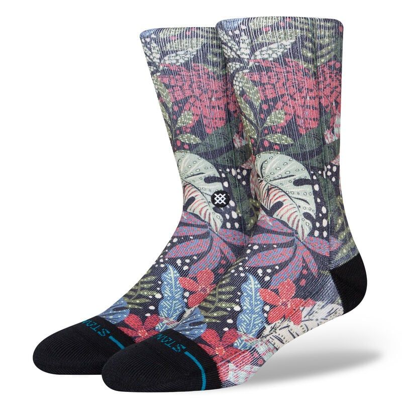 Secret Garden Stance Socks, Color: Multi, Size: M