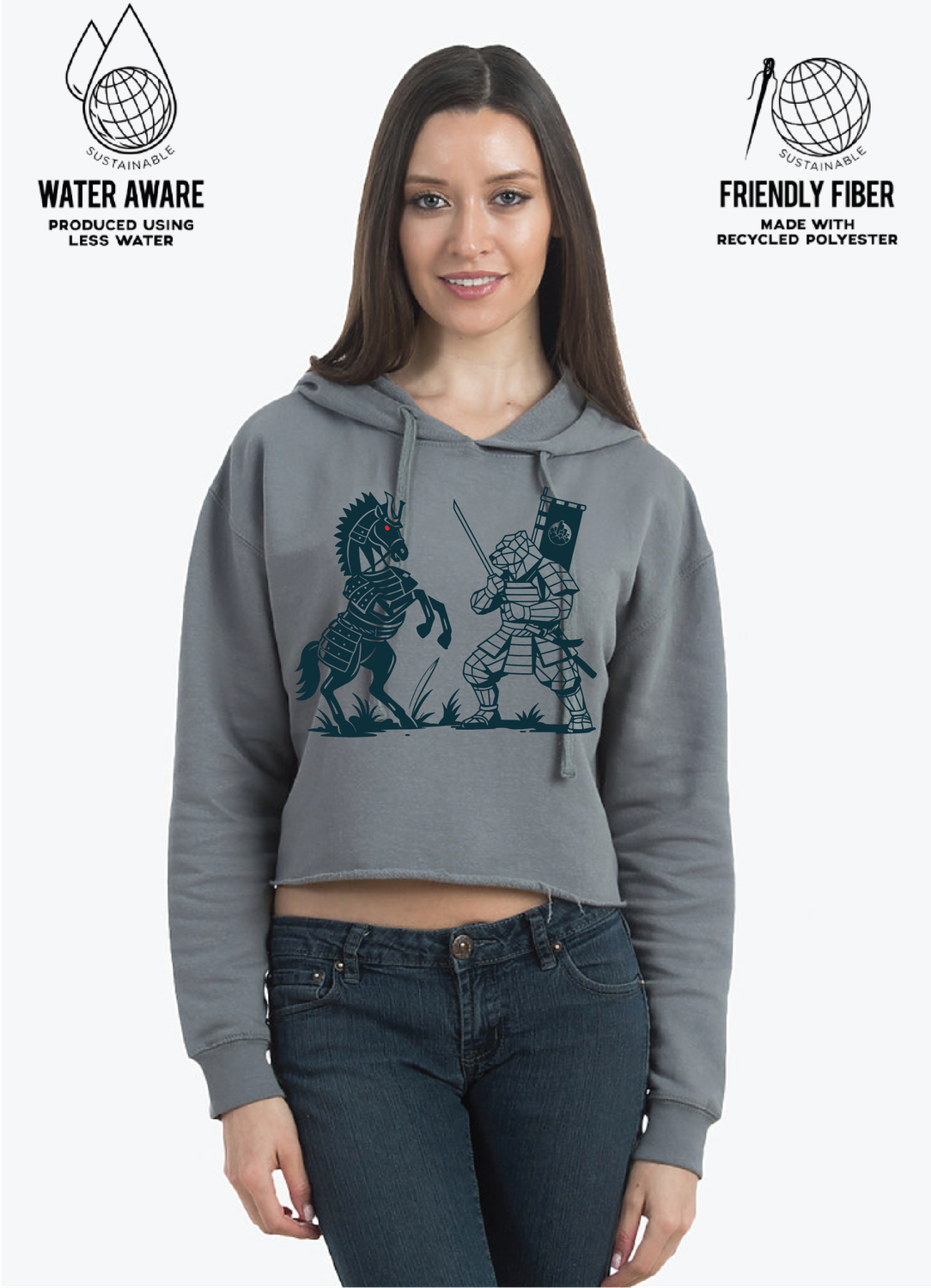 Samurai BvH Cropped Hoodie