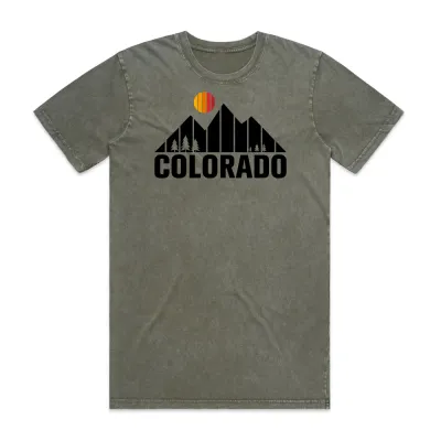 Retro Colorado Mountain Tee