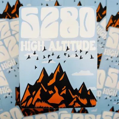 5280 High Altitude Sticker