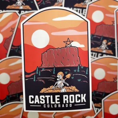 Castle Rock Colorado Sticker