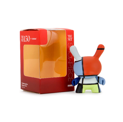 The Met 3" Showpiece Dunny- Mondrian Composition