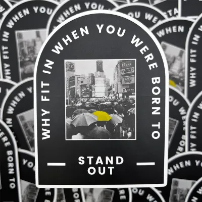 Stand Out Sticker