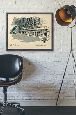 11 x 17 Convention Center Illustration By Karl Krumpholz