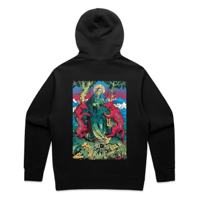 Wolves in the Garden Hoodie Abstract x Oak Bloak