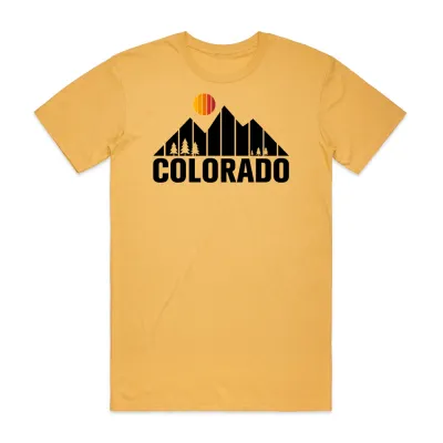 Retro Colorado Mountain Tee
