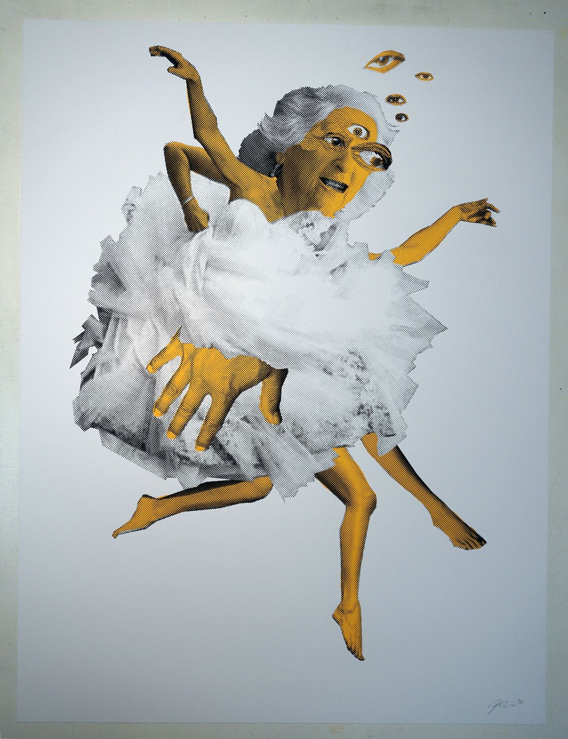 18 x 24 Dance Hers Poster by Joe Triscari