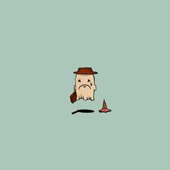 Business Ghost Print 8x8