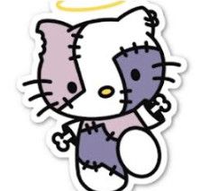 Hell-O Kitty Sticker