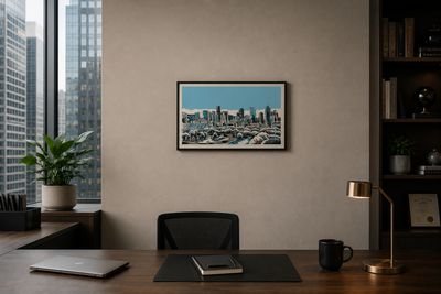 11 x 17 Denver Skyline By Karl Krumpholz