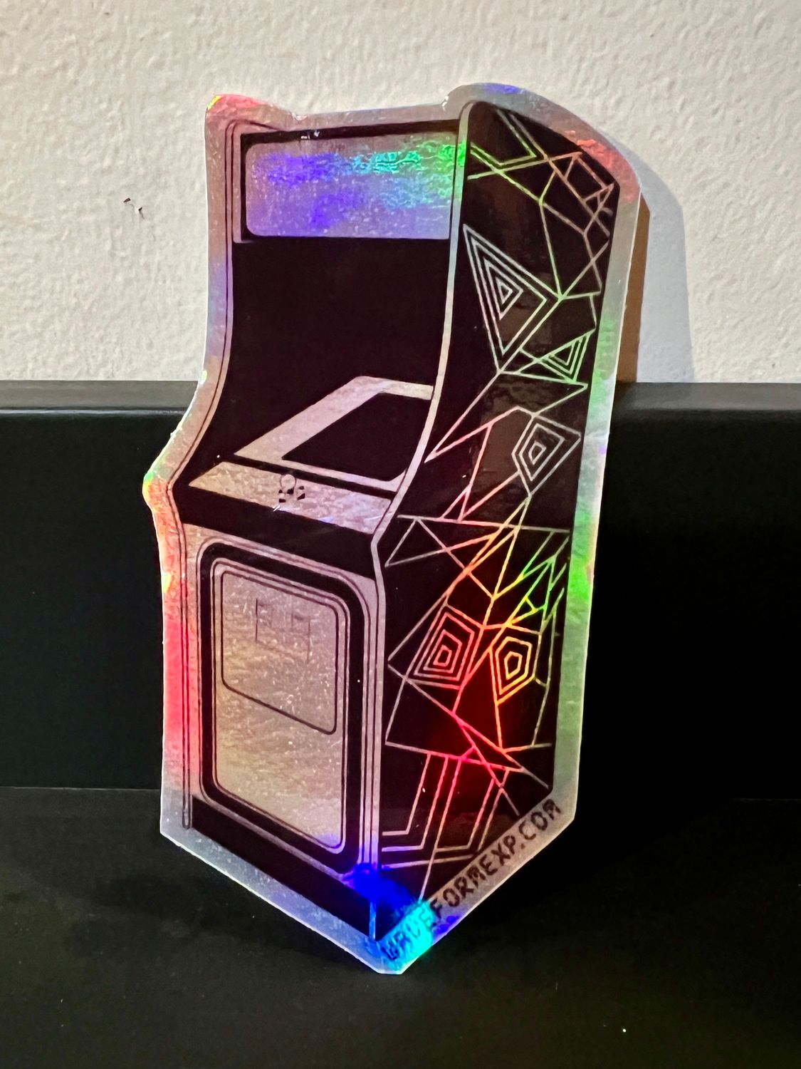 ARCADE Holographic Sticker 4x2"
