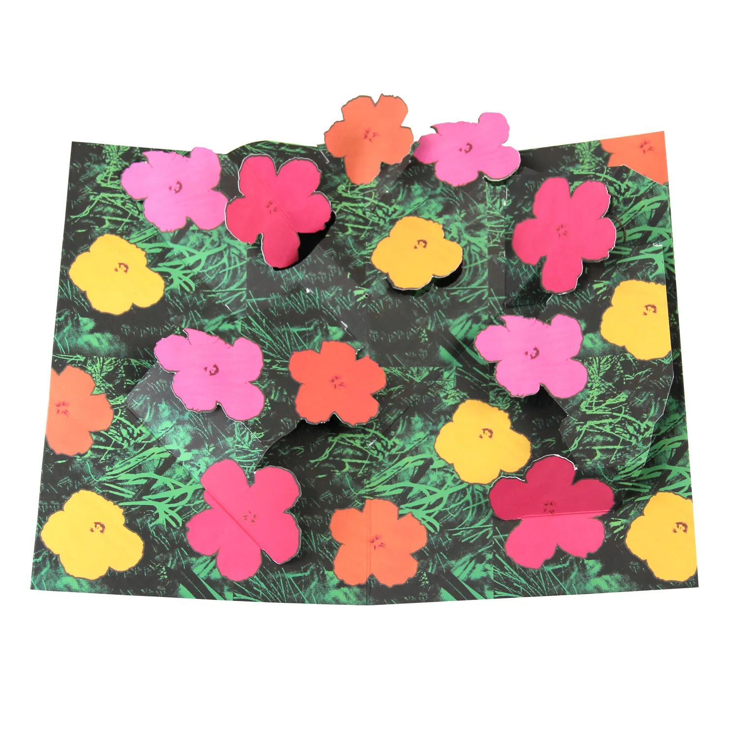 Andy Warhol Flowers Card