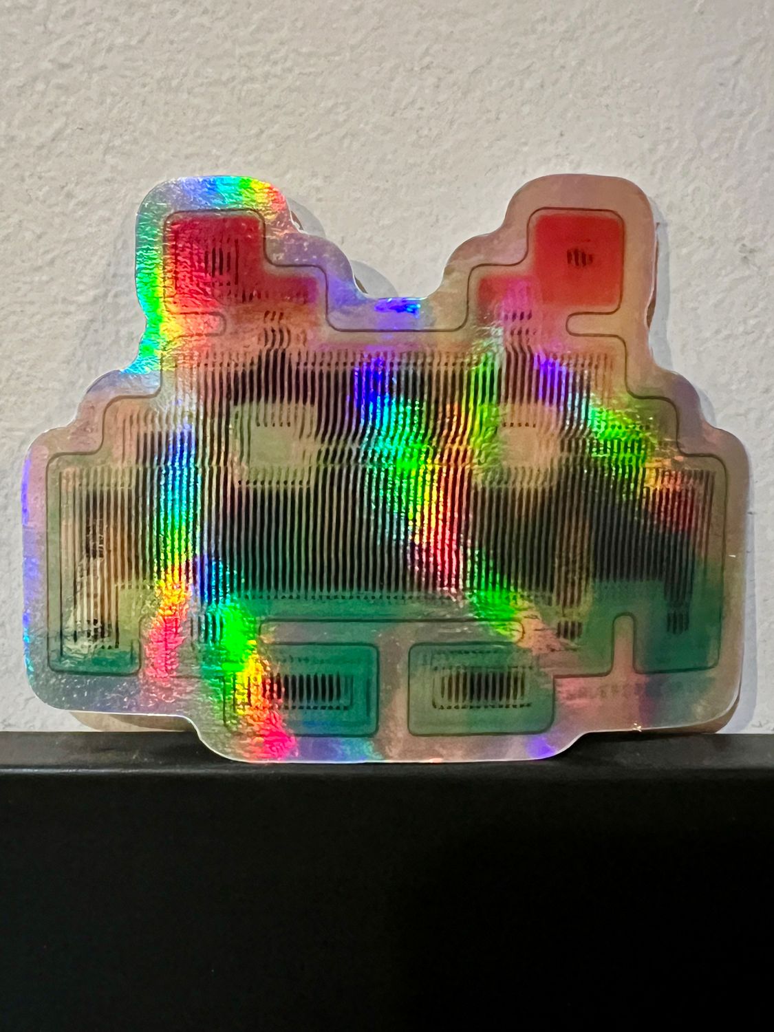 ONYROxWaveform Stickers Space Invader #1 4x2